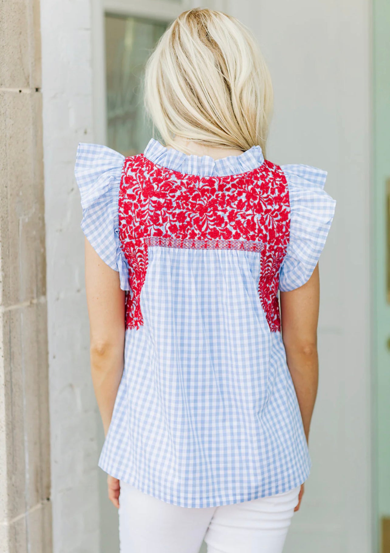 The Rebel Ruffle Neck Top