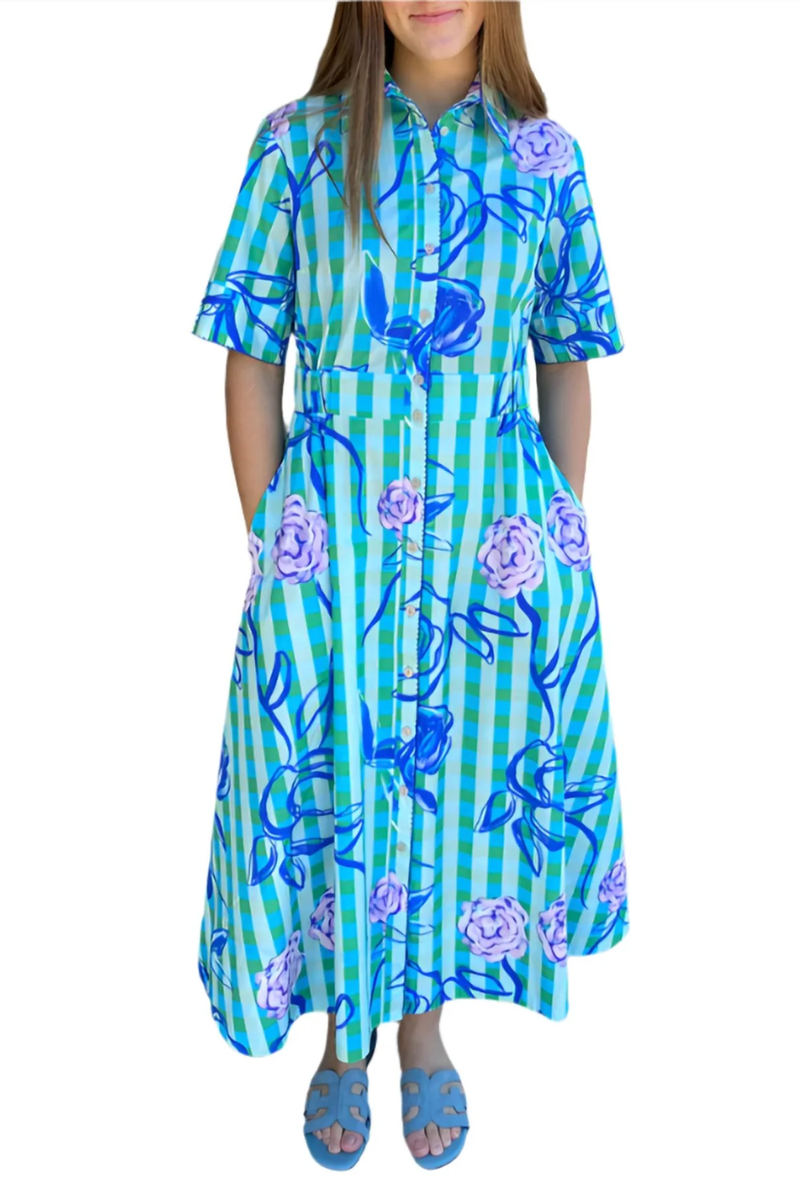 Francisca Dress - Luna Verde XL