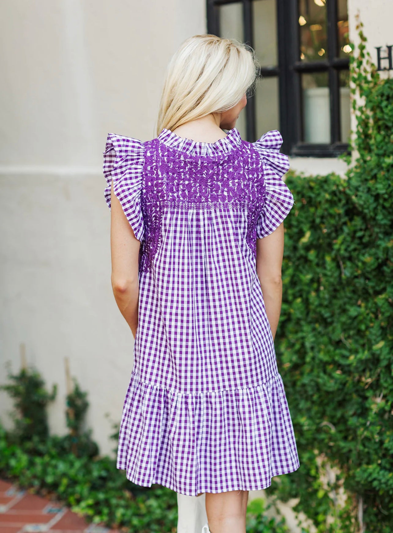 The Lilliana Ruffle Neck Dress