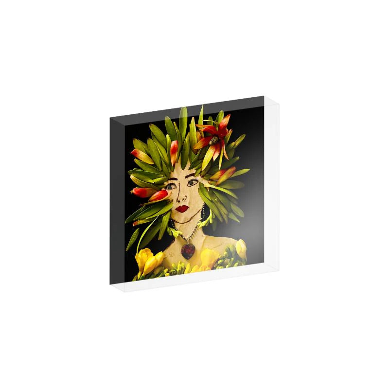 Tulip Acrylic Block- 4x4