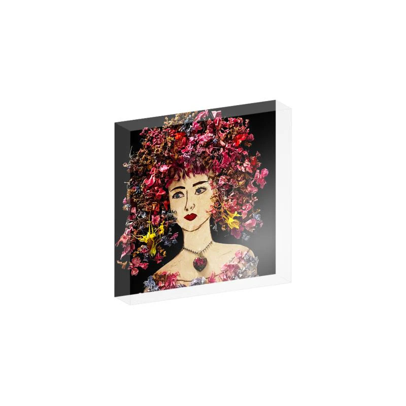 Potpourri Acrylic Block- 4x4