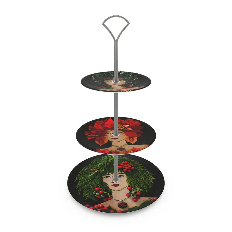 "Holiday Lulus" Tiered Serving Stand