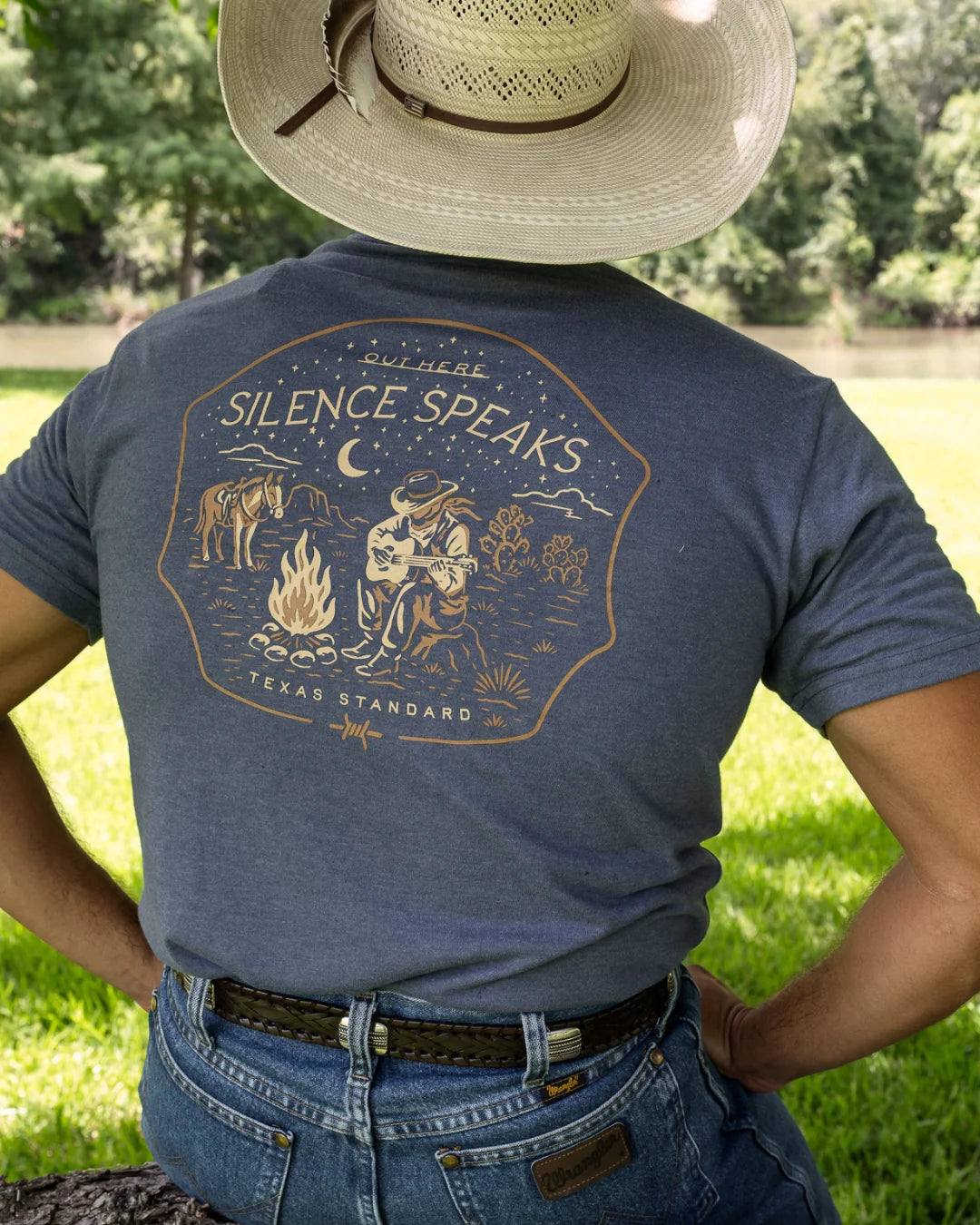 Heritage Printed Tee- Silence Speaks