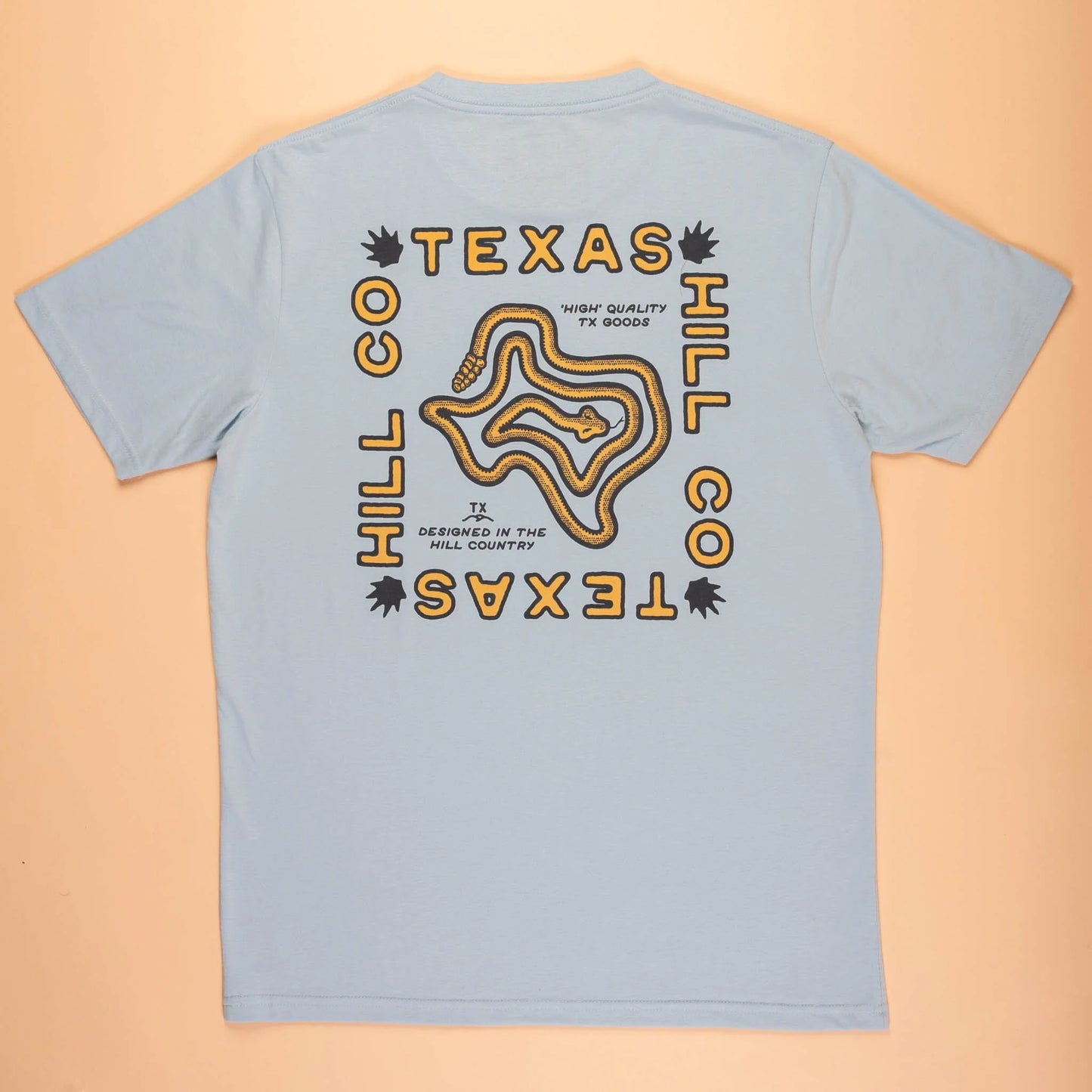 TX Rattler Tee- Sky Blue