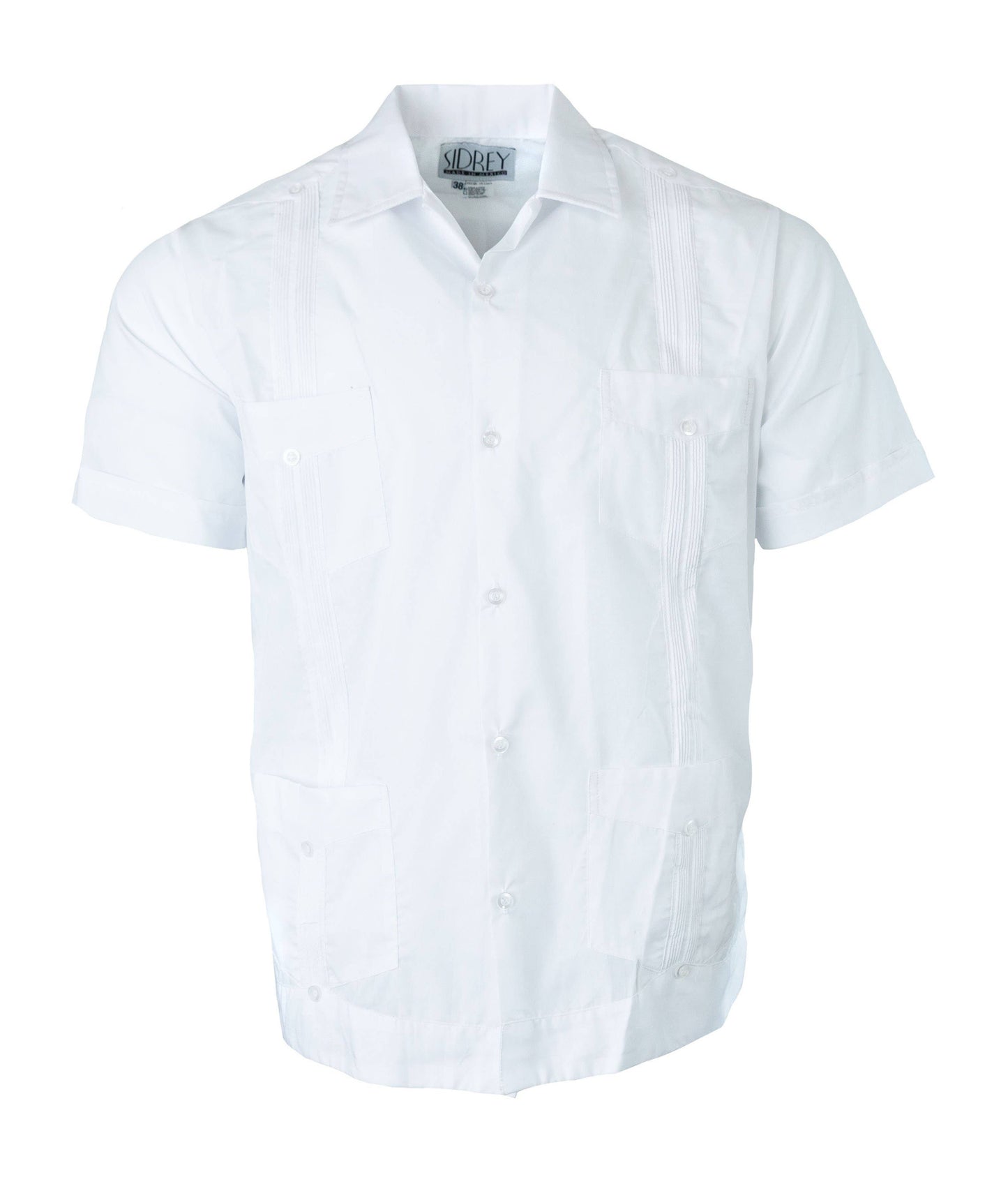 SIDREY Guayabera Classic Shirt - White