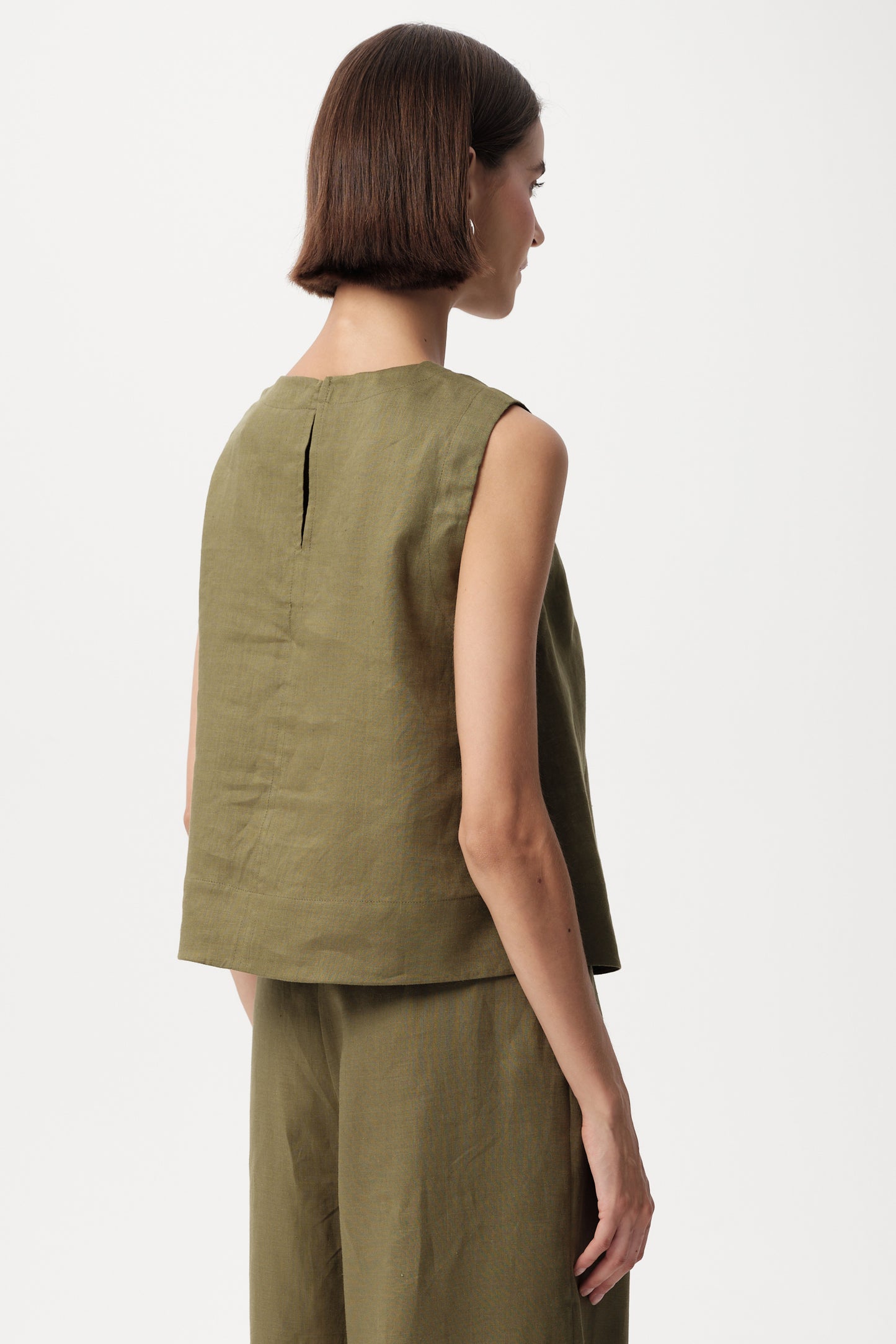 Almira Blouse- Olive Khaki
