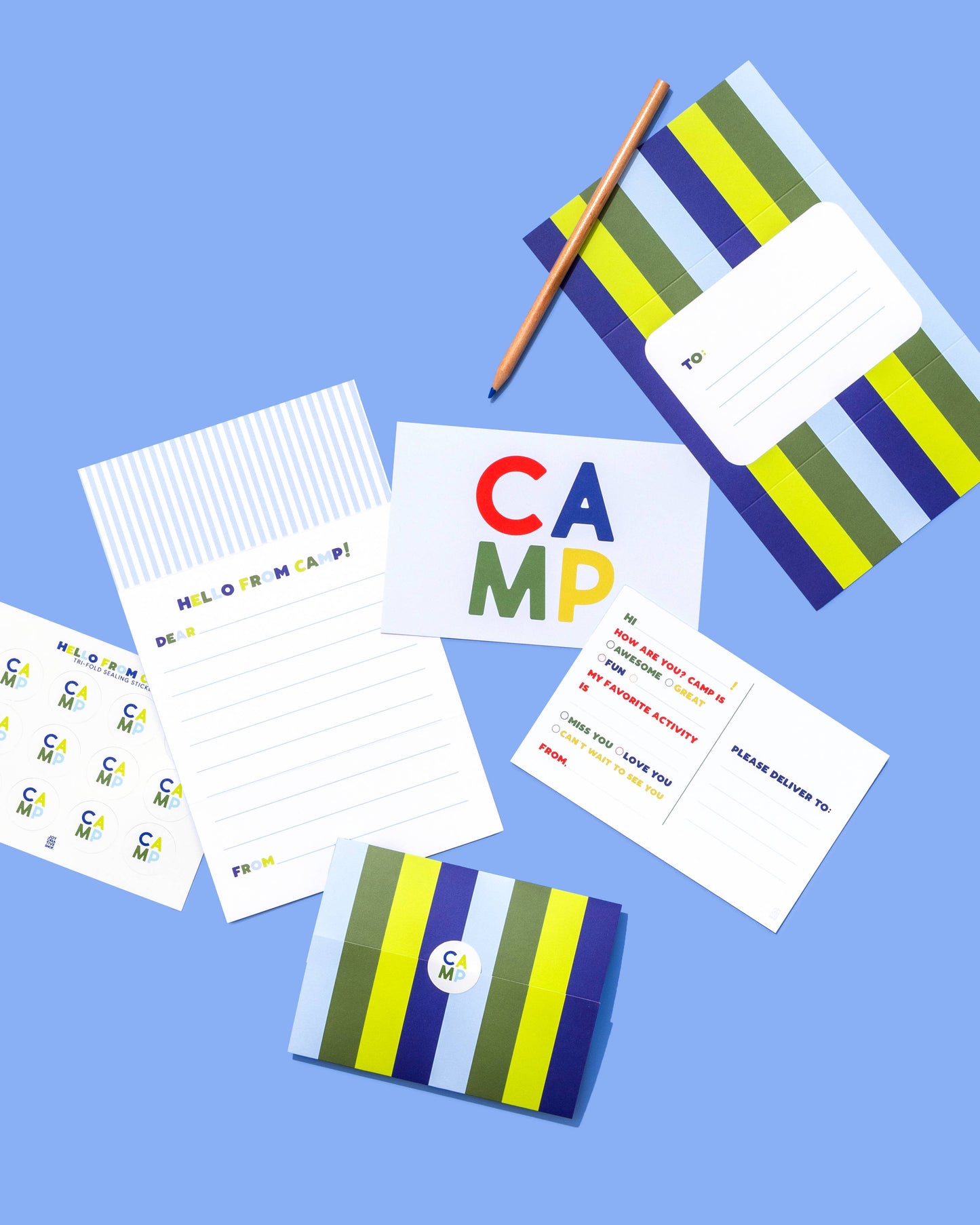 Camp Tri-fold - Blues