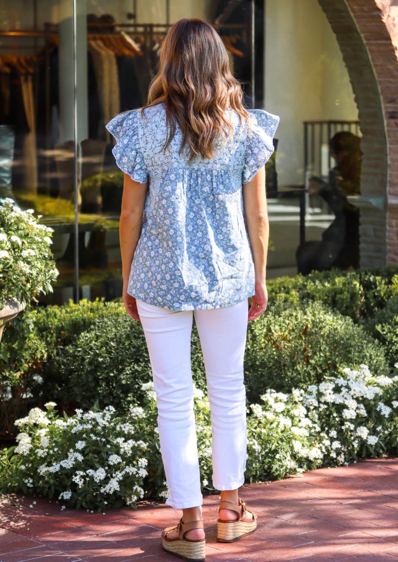 The Serena Ruffle Sleeve Top