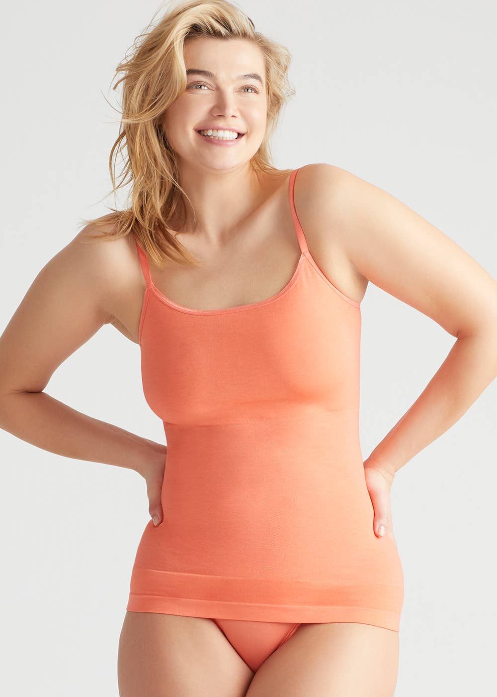 Convertible Shaping Camisole - Outlast® Seamless: 2X/3X / White