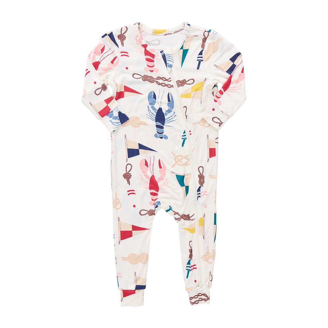 Baby Bamboo Romper- Nautical Notions