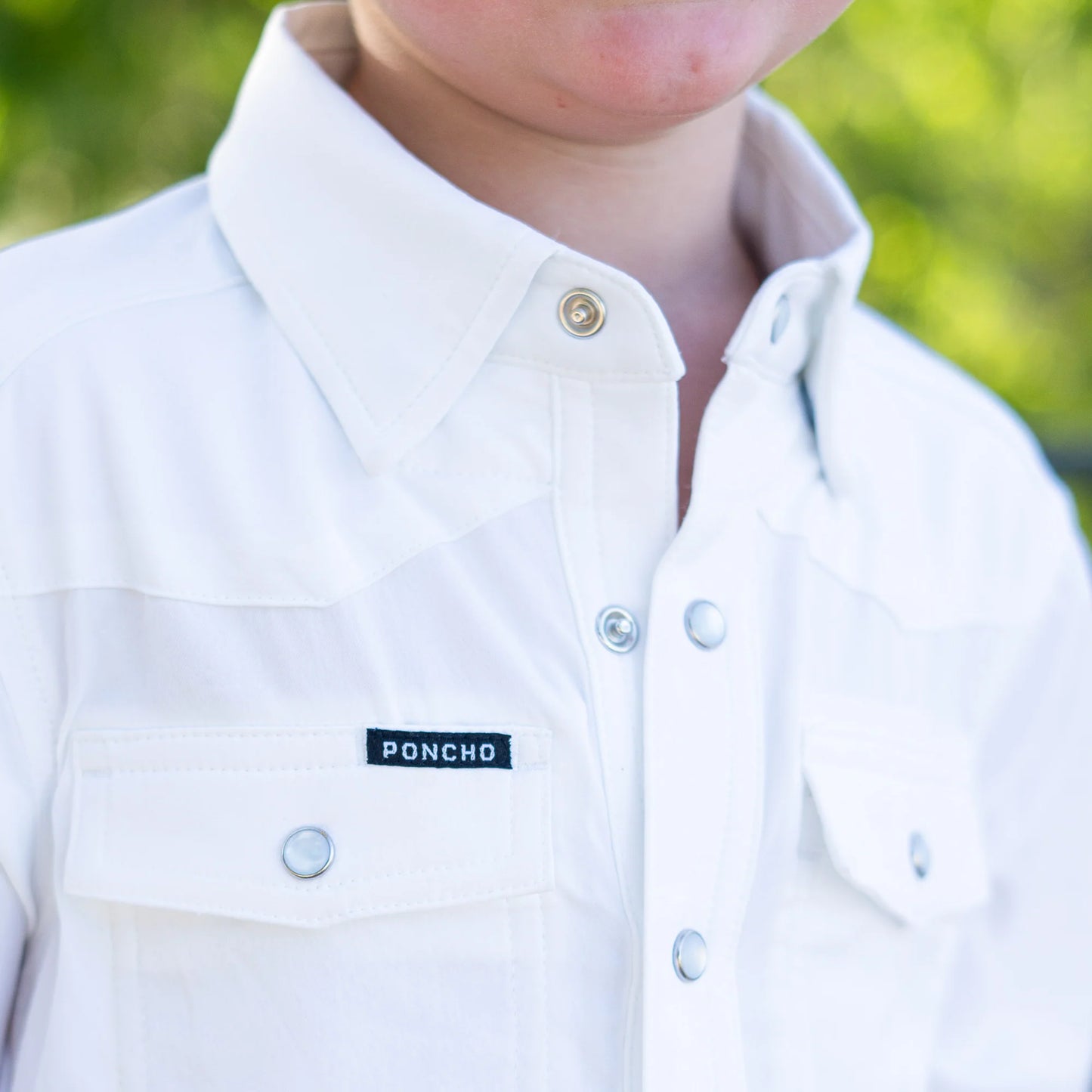 The Mutton Buster Kids Shirt by Poncho- White