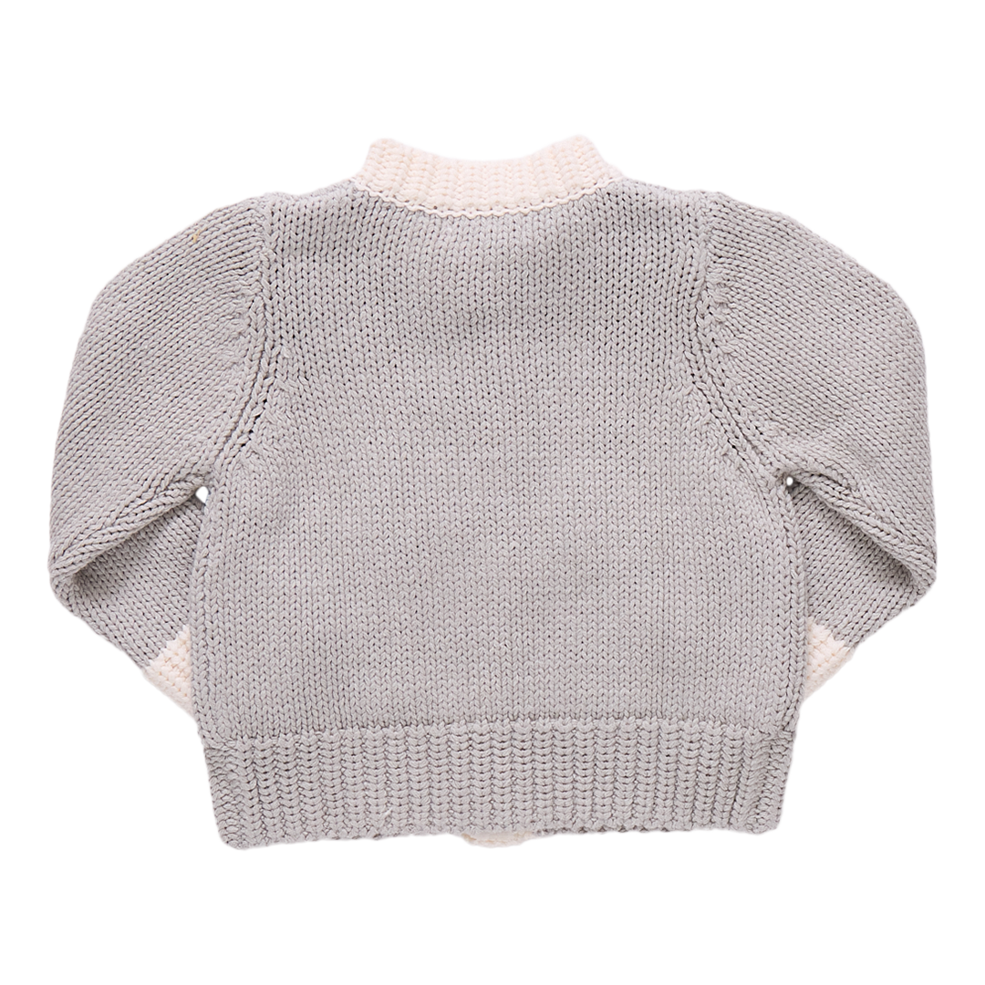 Girls Cali Sweater- Heather Gray