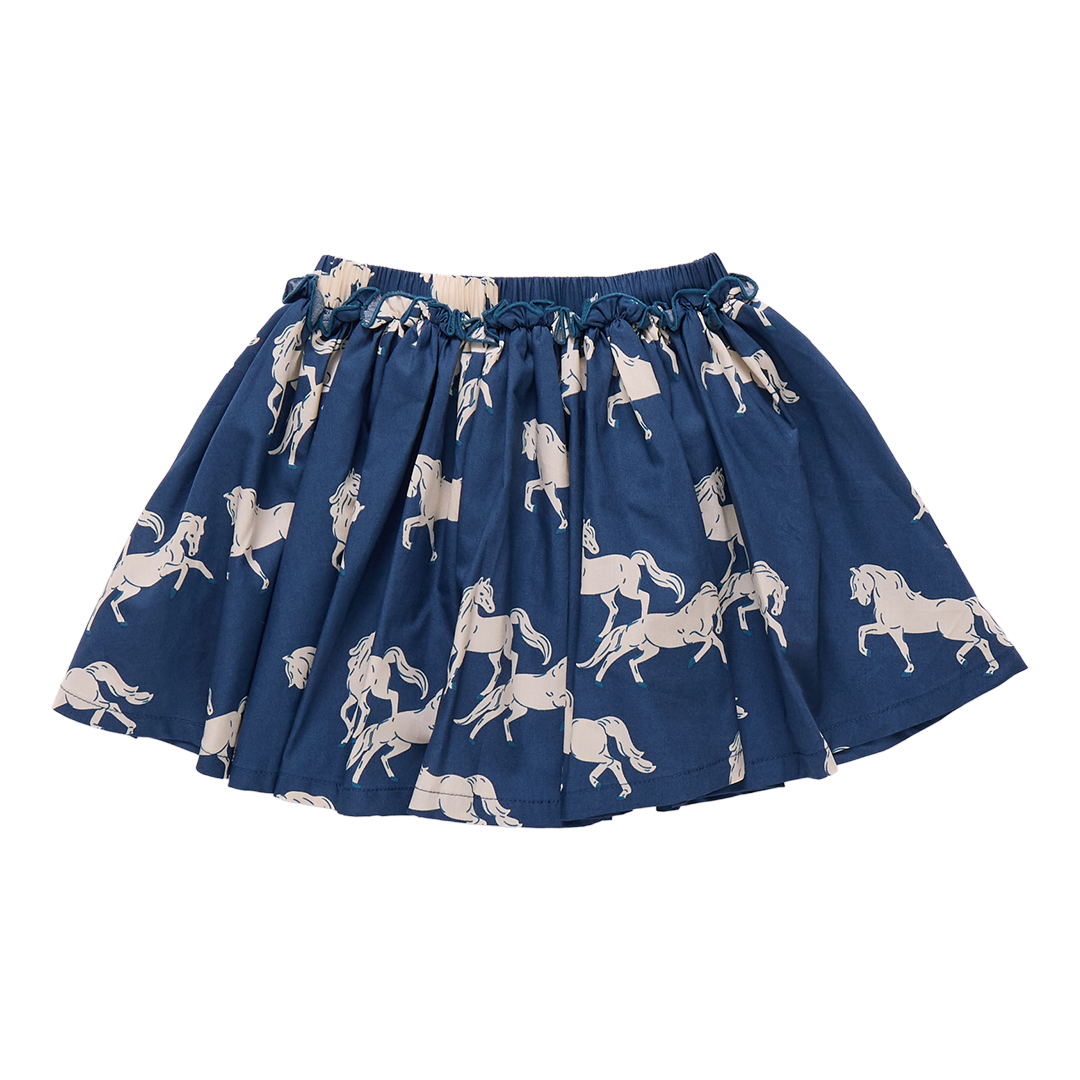 Girls Giana Skirt- Wild Horses