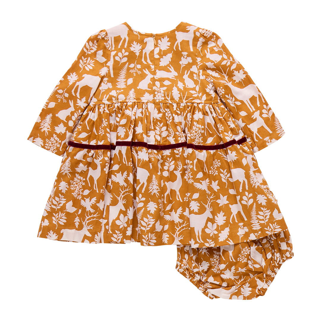 Baby Girls Lennon Dress Set- Harvest Botanical