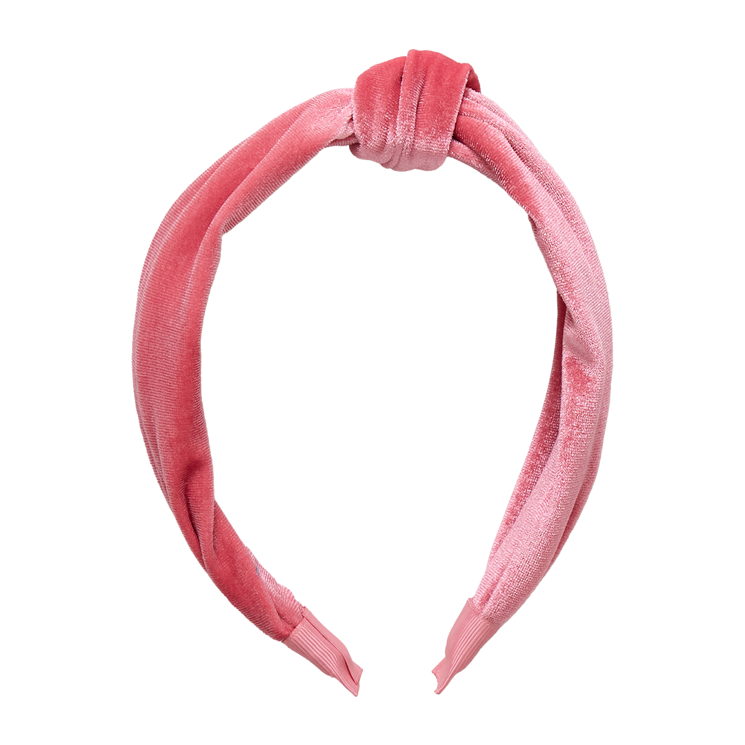 Velour Holly Headband- Desert Rose