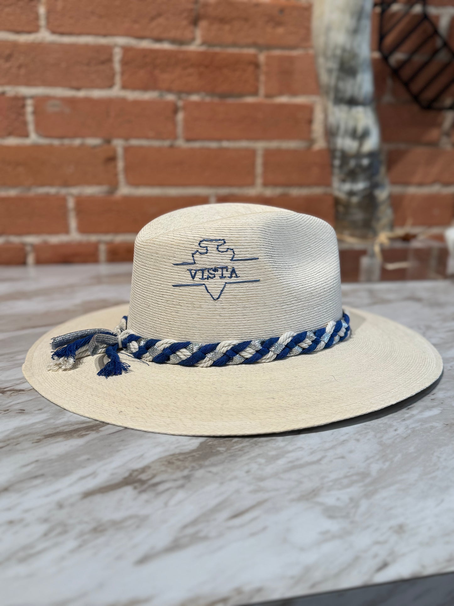 White Palm Hat- Camp Vista