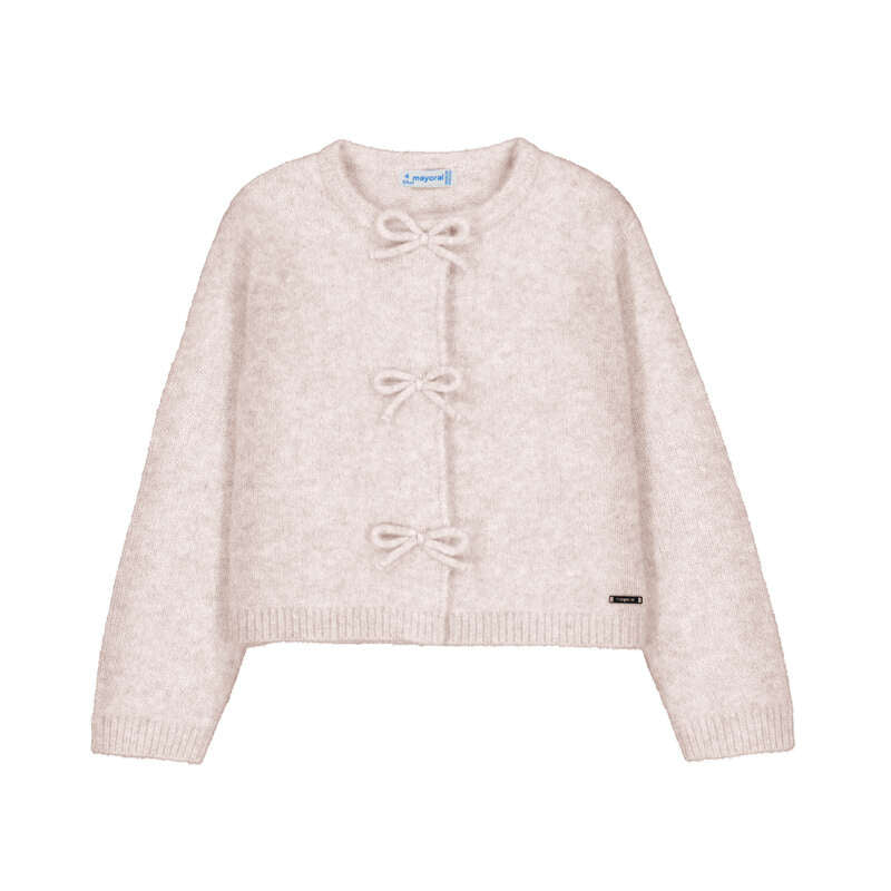 Knit Bow Cardigan
