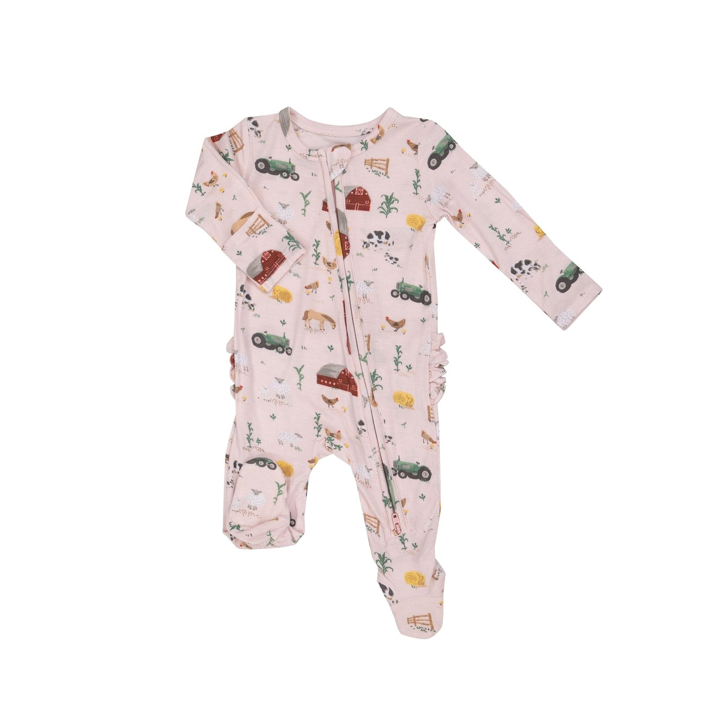 Pink Farm 2 Way Zipper