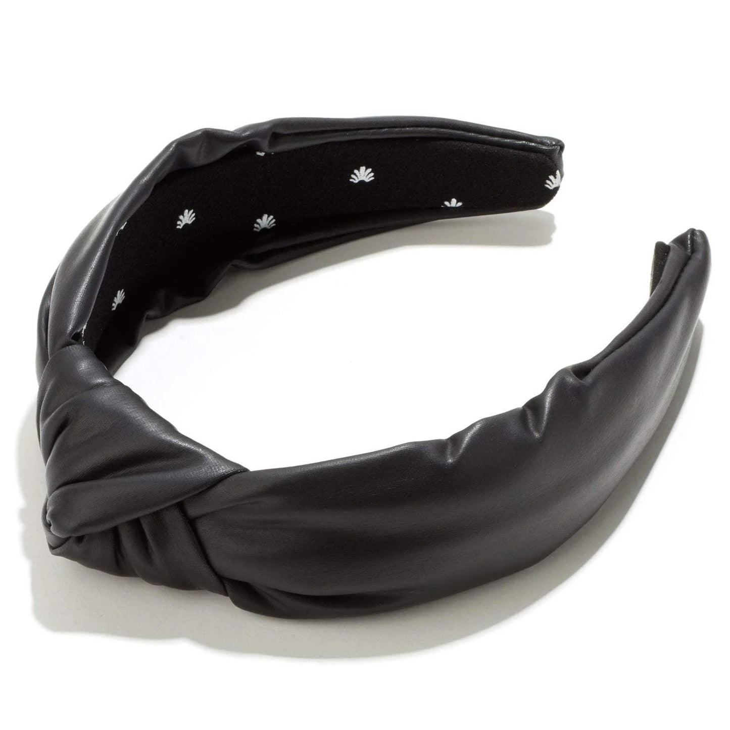 Faux Leather Knotted Headband