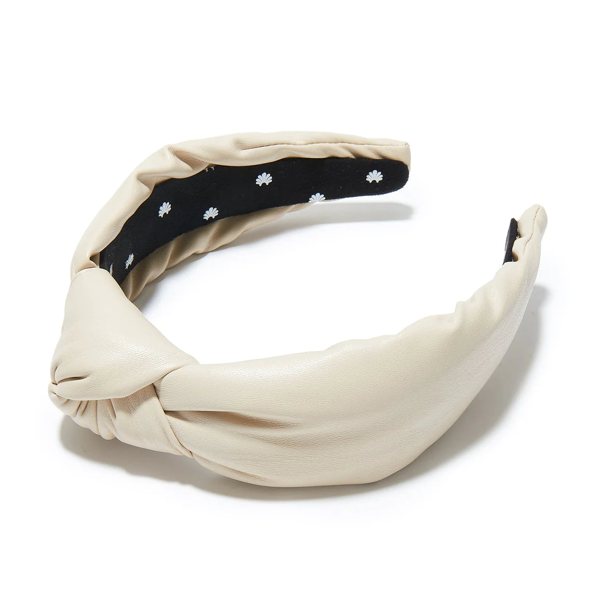 Faux Leather Knotted Headband