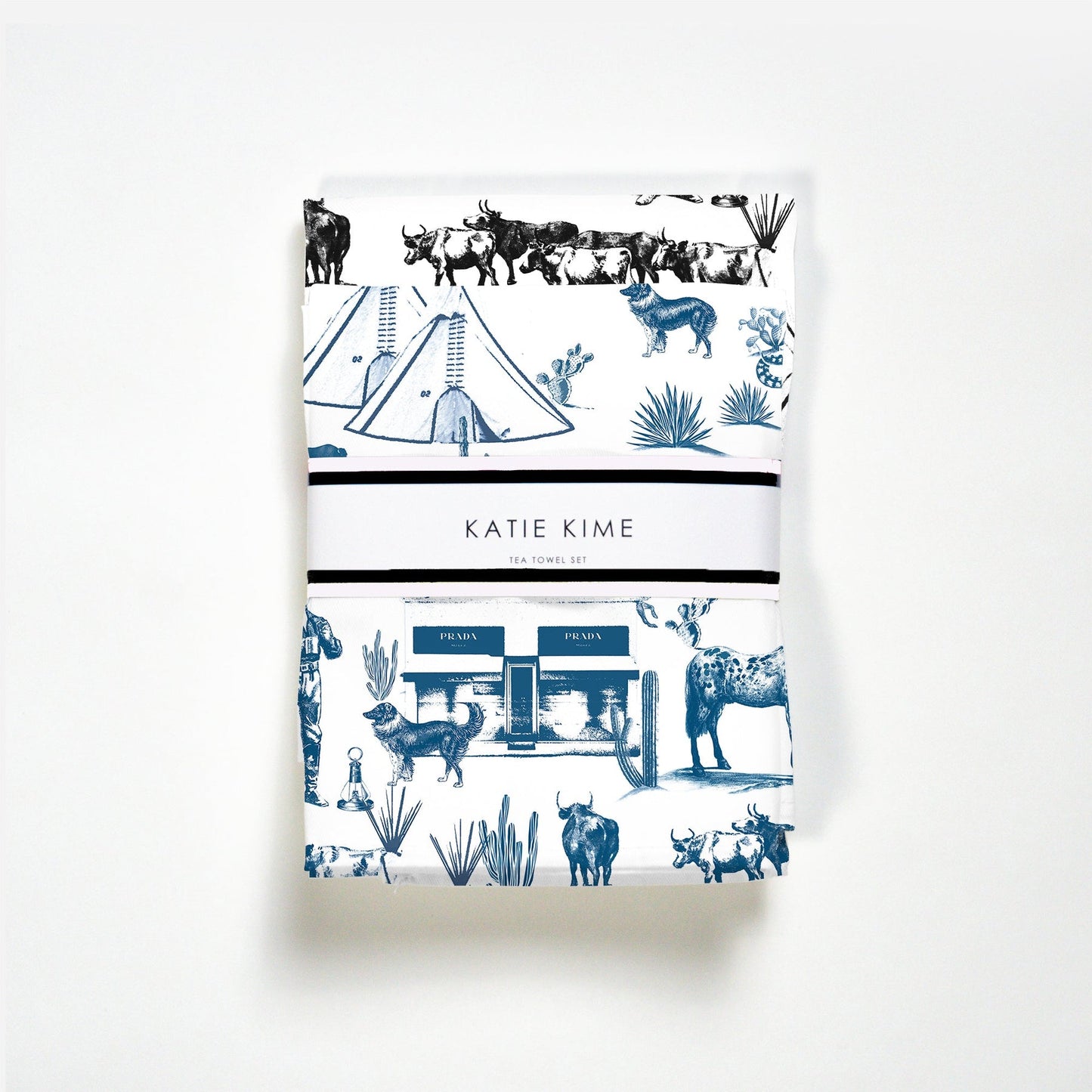 Katie Kime City Toile Tea Towel Sets