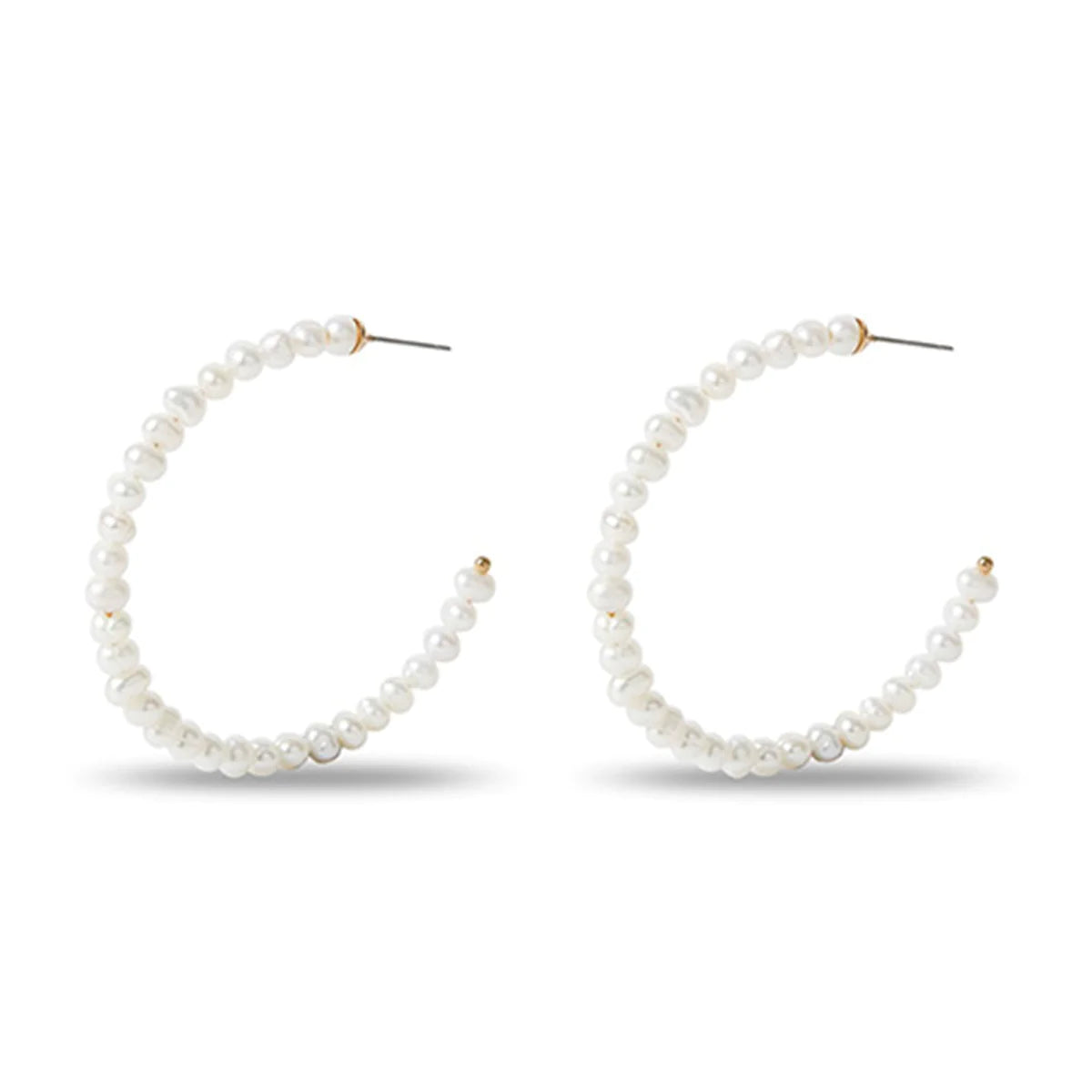 Freshwater Pearl Hoop- Large