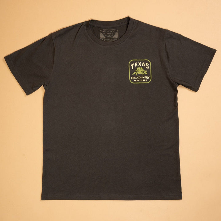 Hill Country Dillo Tee- Vintage Black
