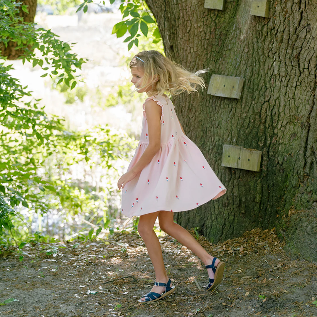 Girls Kelsey Dress- Pink Rocket Pop