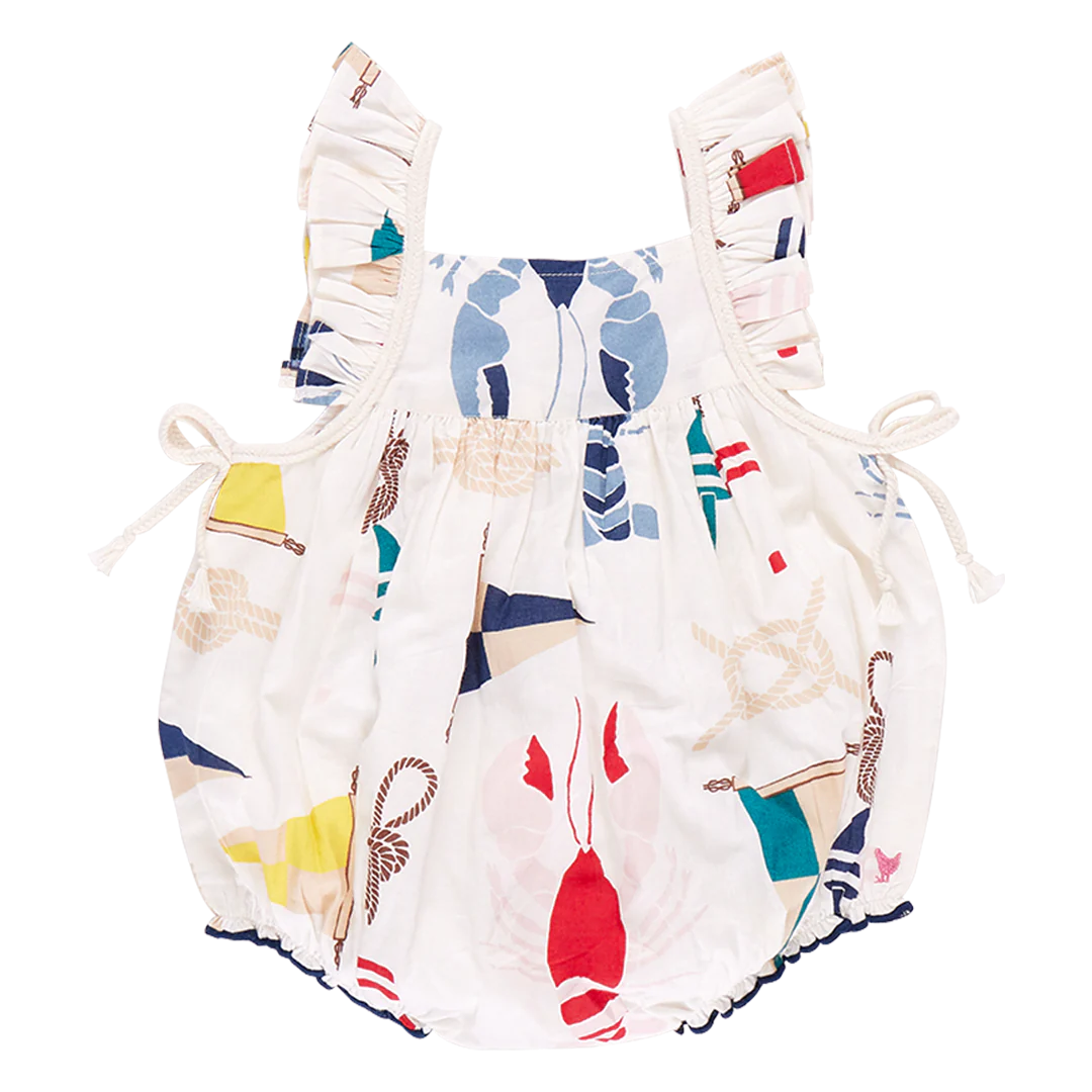 Baby Girls Ailee Bubble- Nautical Notions