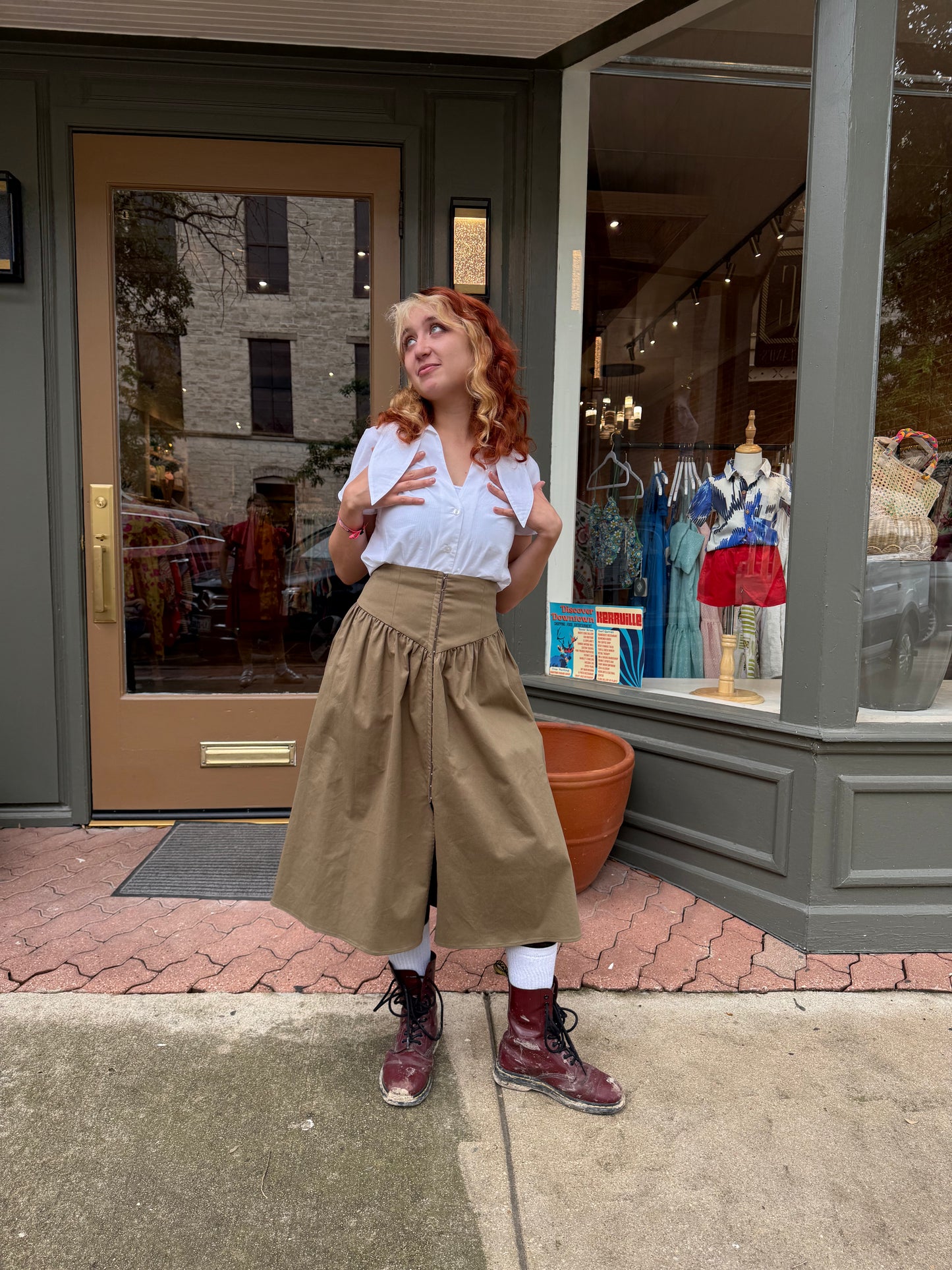 Lulee Skirt- Khaki