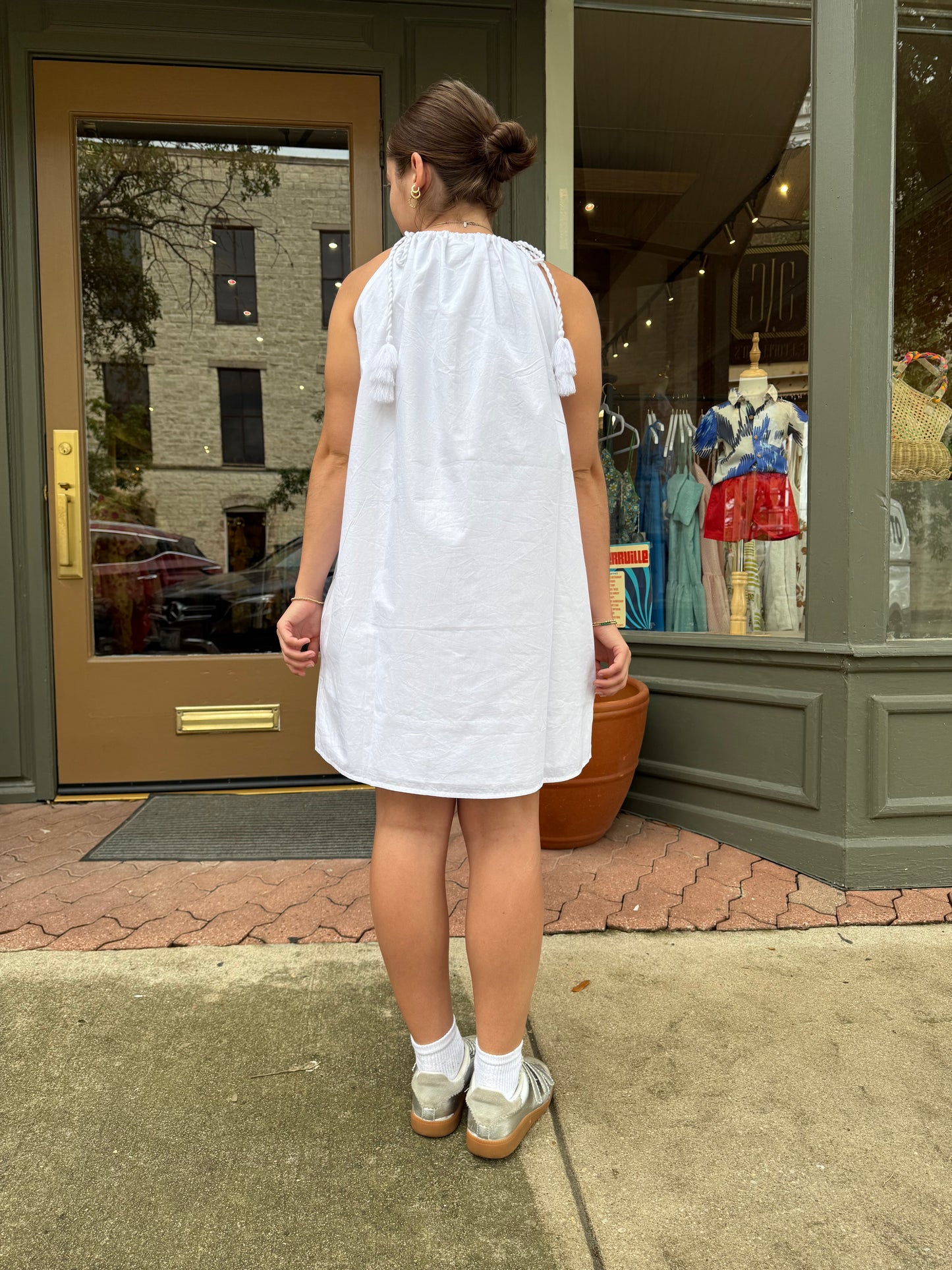 Melrose Mini Dress- White