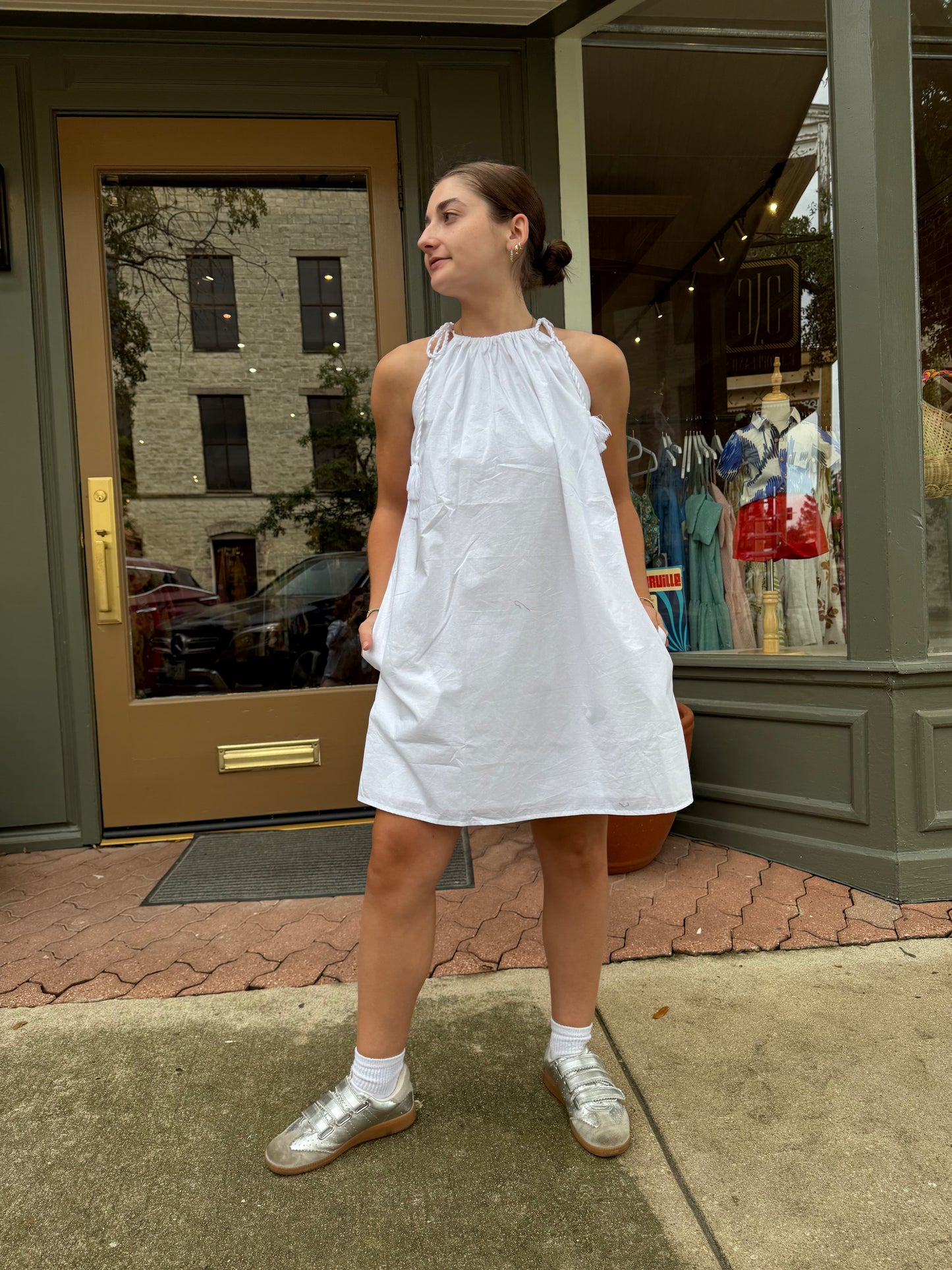 Melrose Mini Dress- White