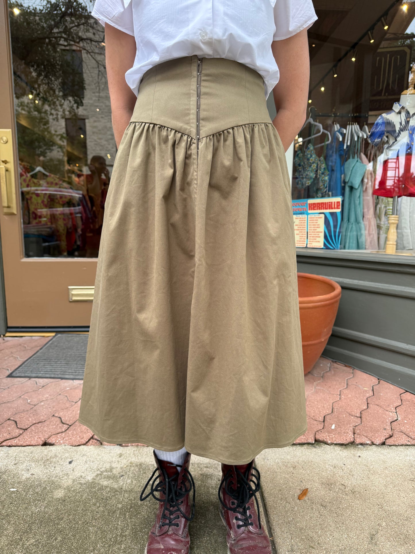 Lulee Skirt- Khaki