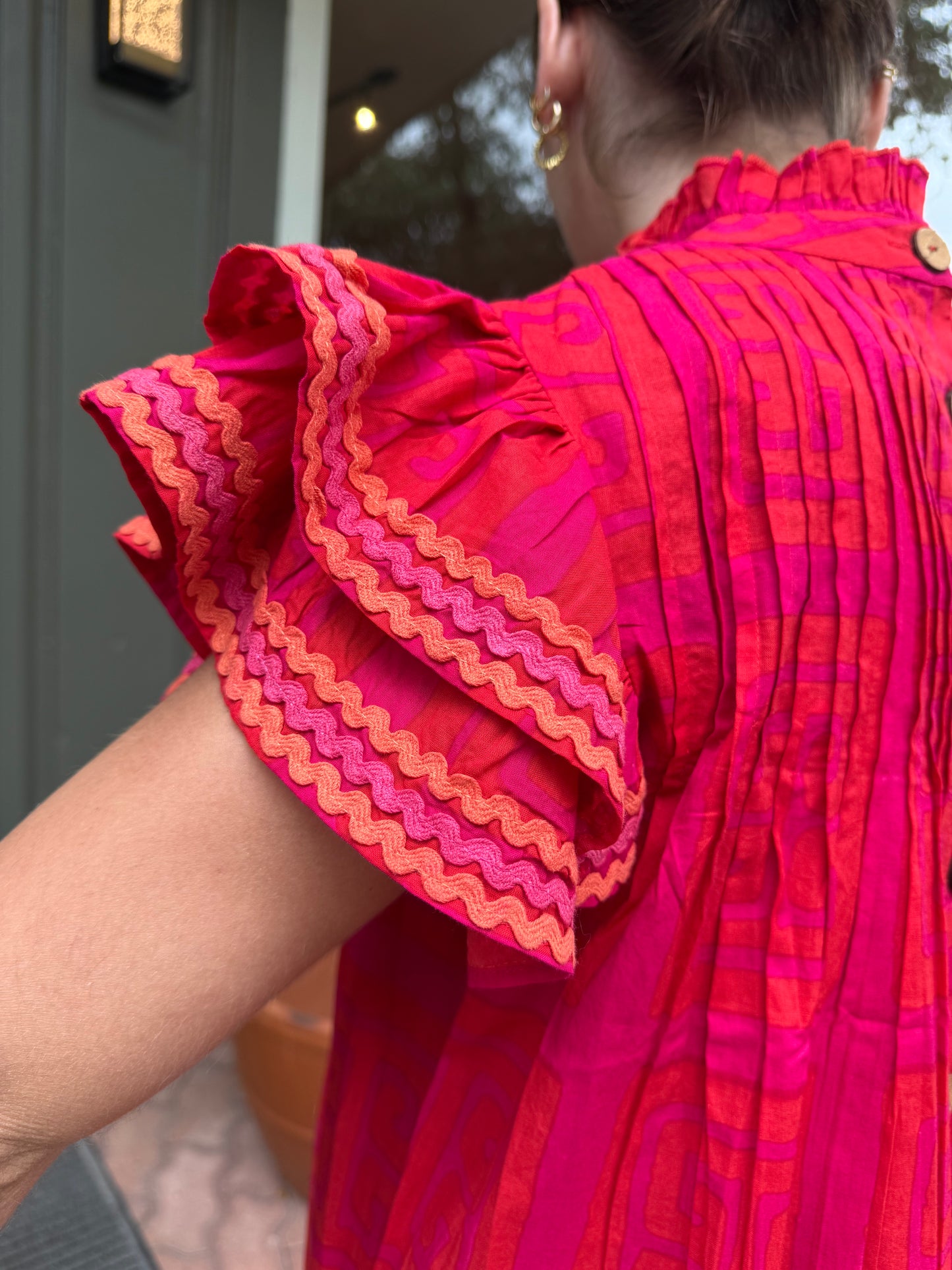 + Kira Dress by Sohana - Citrus Pink