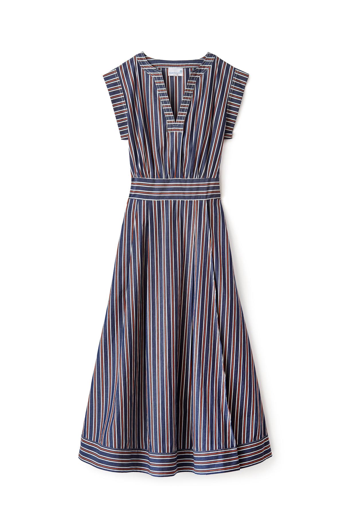 Isadora Dress- Navy