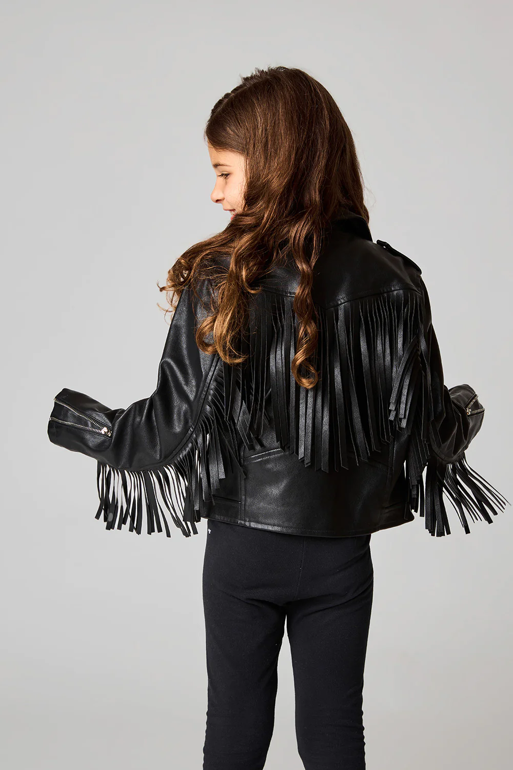 Mini Francesca Vegan Leather Jacket