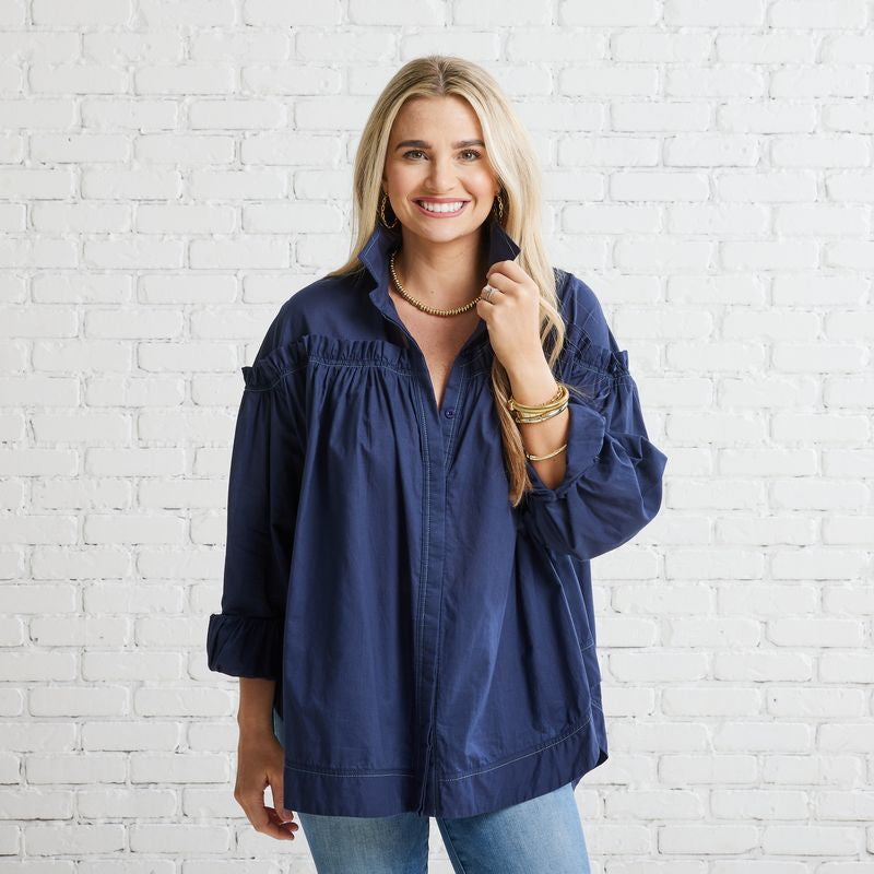 Miriam Top- Navy