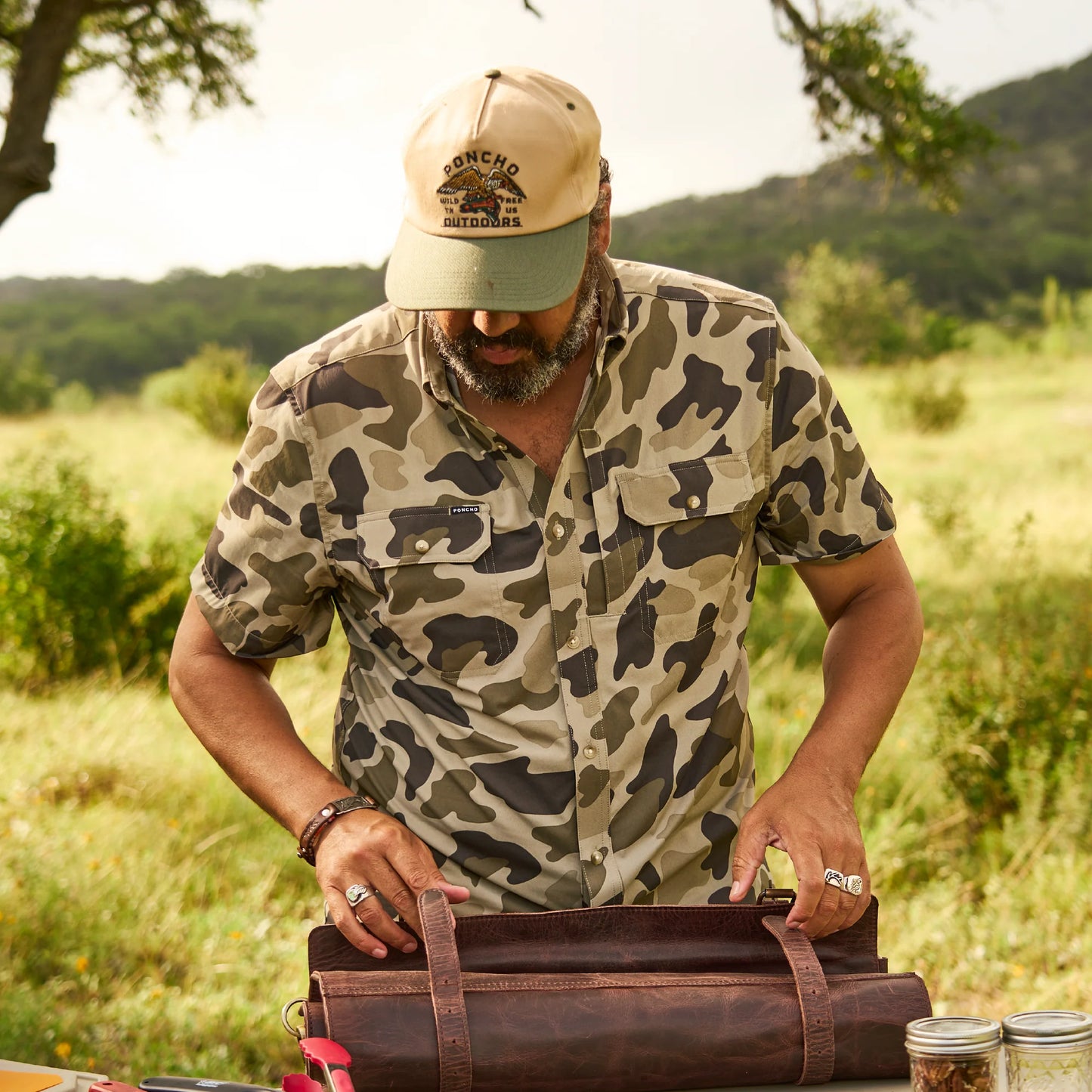 The Cuernavaca by Poncho- Dark Duck Camo