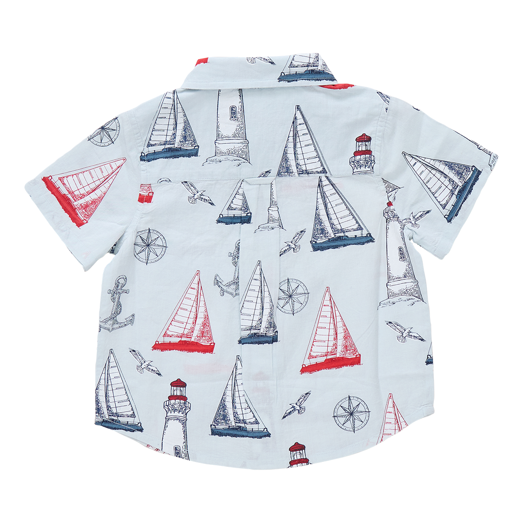Boys Jack Shirt- Nautical Adventure