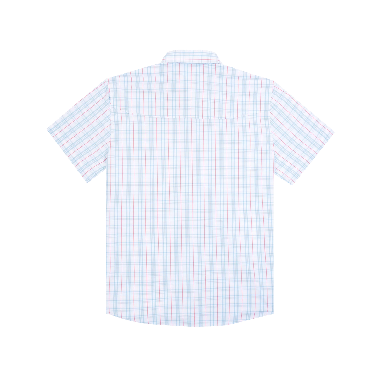The Clinch Knot by Poncho- Red/Grey/Blue Plaid