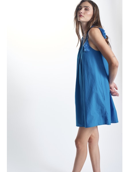 Melrose Mini Dress- Blue