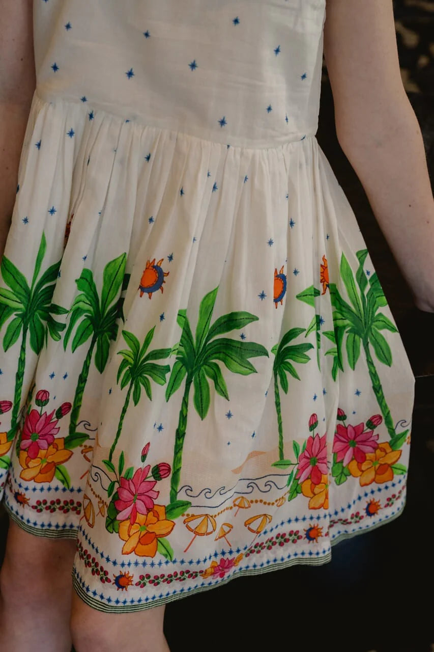 Girls Annabel Dress- Cream