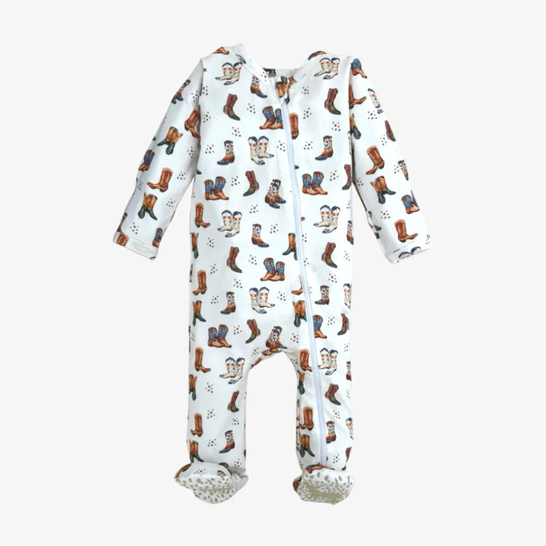 Modal Zipper Pajama- Those Boots