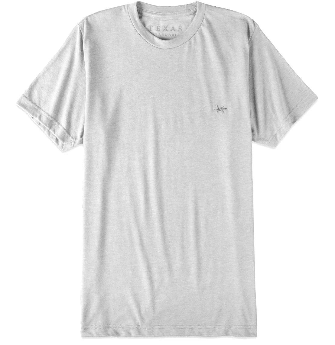 Performance Hybrid Tee- Heather White