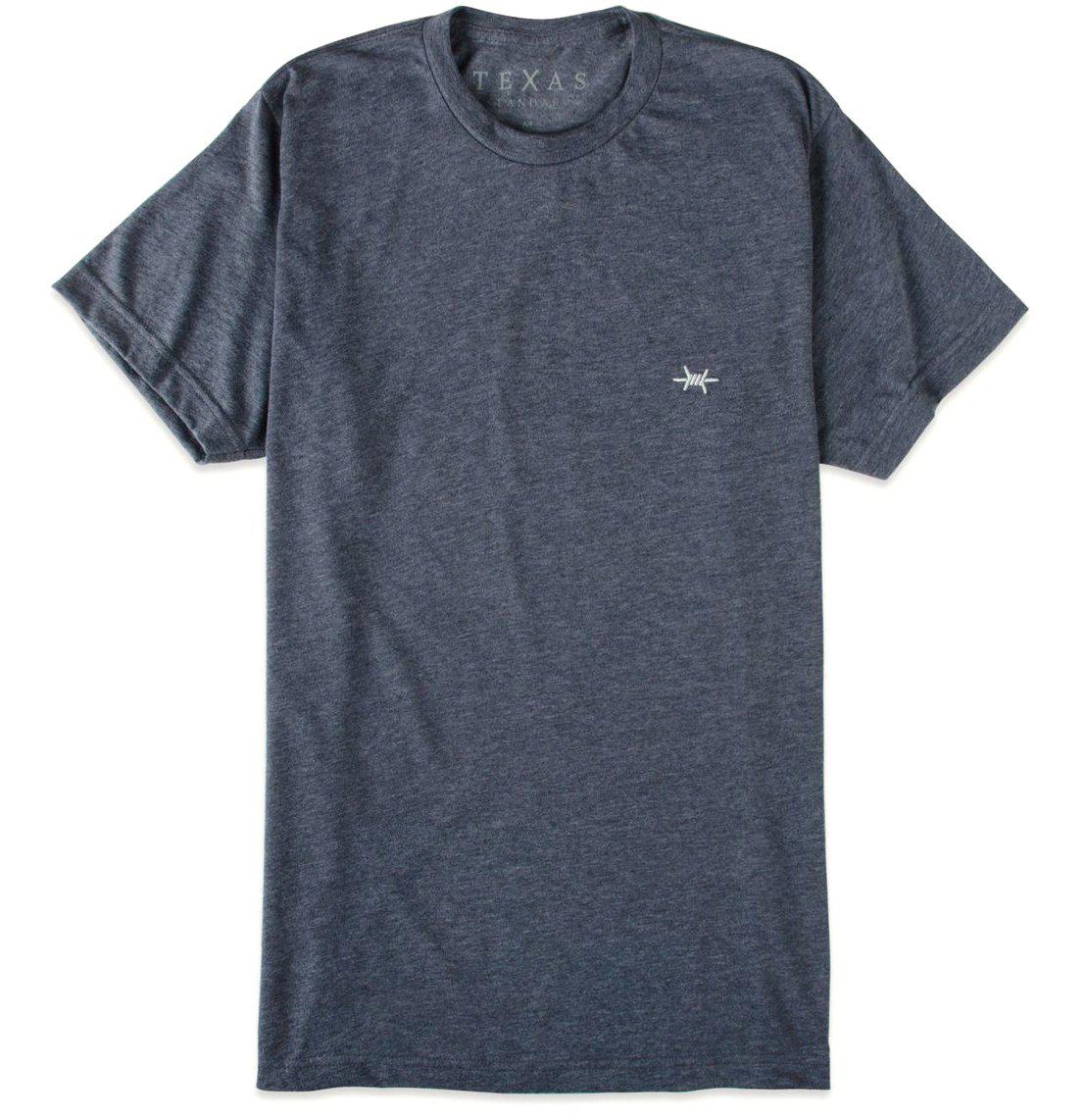Performance Hybrid Tee- Heather Navy