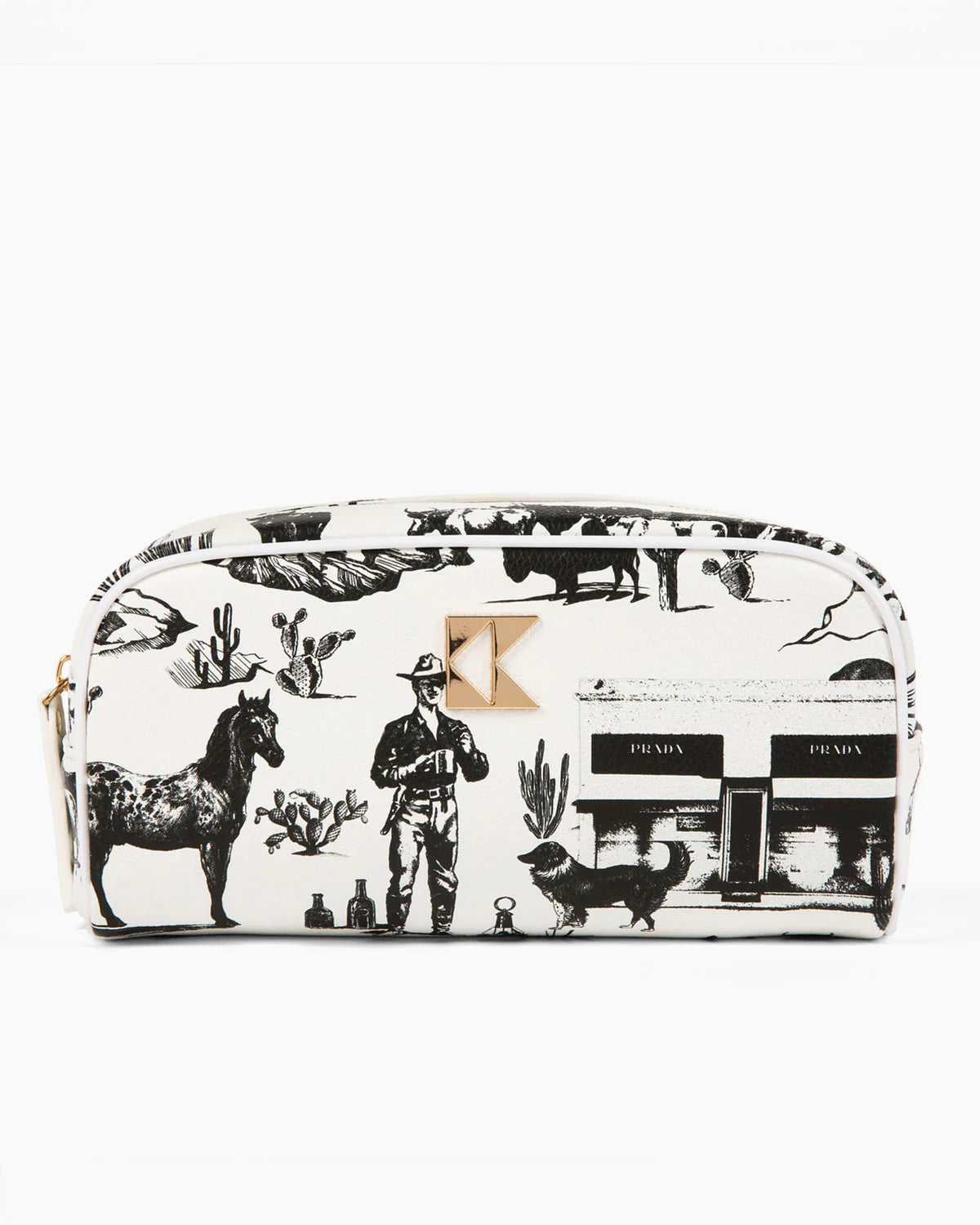 The Petite Accessory Bag by Katie Kime- Marfa Toile