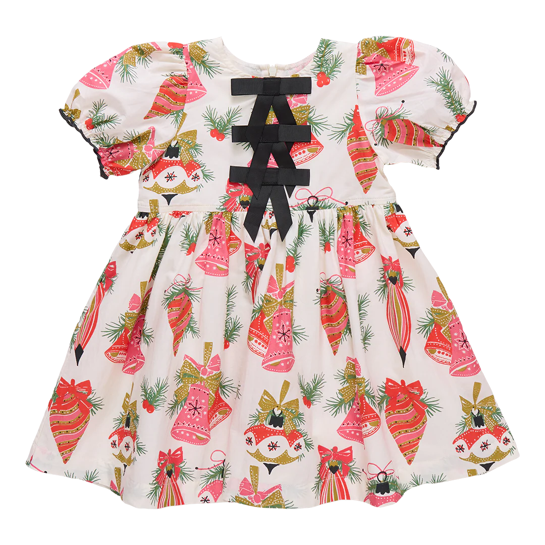Girls Hermione Dress- Holly Bells