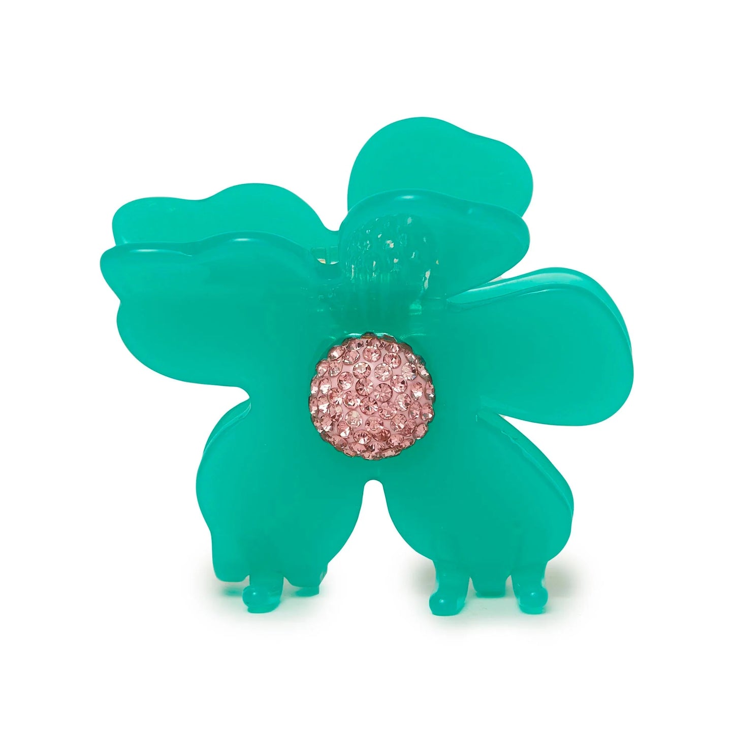 Turquoise Sea Lily Claw Clip
