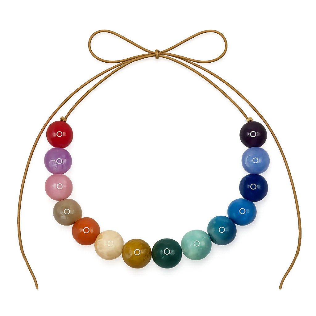 Chunky Multi-Color Bubble Necklace