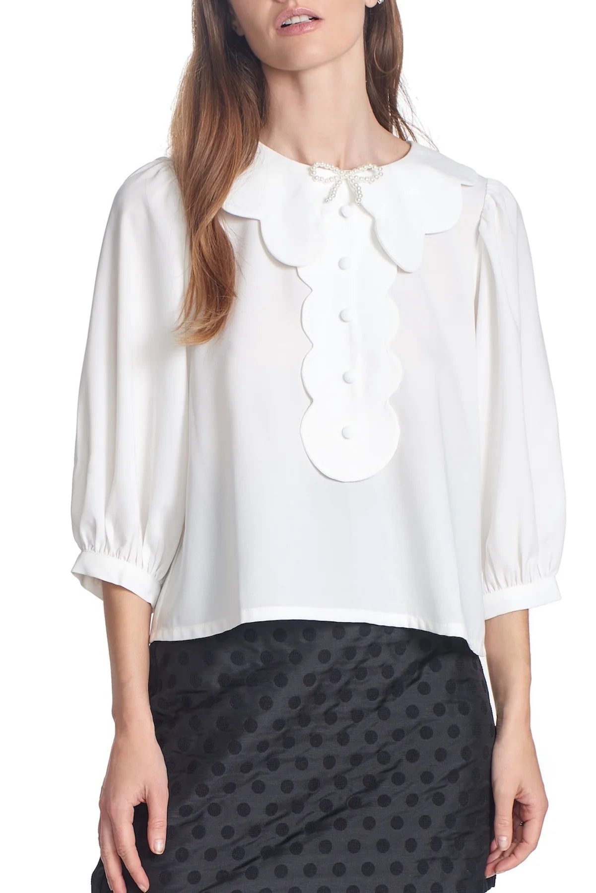 Laverne Top- Cloud